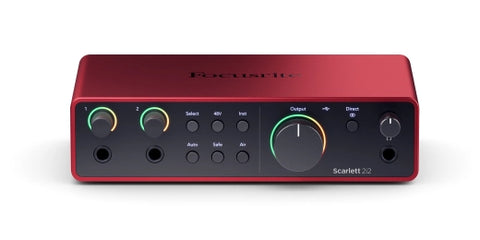 Focusrite Scarlett 2i2 Studio 4th Gen with Mic and Headphones Focusrite Scarlett 2i2 Studio 4th Gen with Mic and Headphones