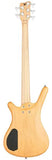 Warwick RockBass Corvette Basic 5-String Bass Guitar with Gig Bag - Natural Transparent Satin