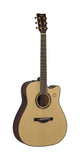 Yamaha TAG3 C TransAcoustic Dreadnought Acoustic/Electric Guitar - Natural