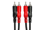 Hosa Dual Cable RCA to RCA - 2m