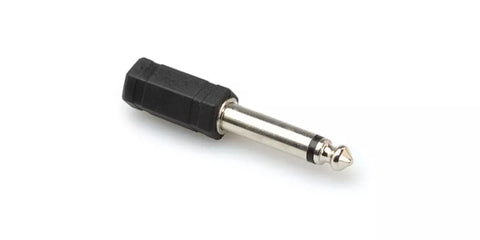 Hosa Stereo 3.5 mm (F) TRS to Mono 1/4'' TS (M)