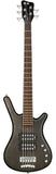 Warwick RockBass Corvette $$ 5-String Bass Guitar with Gig Bag - Nirvana Black Transparent Satin