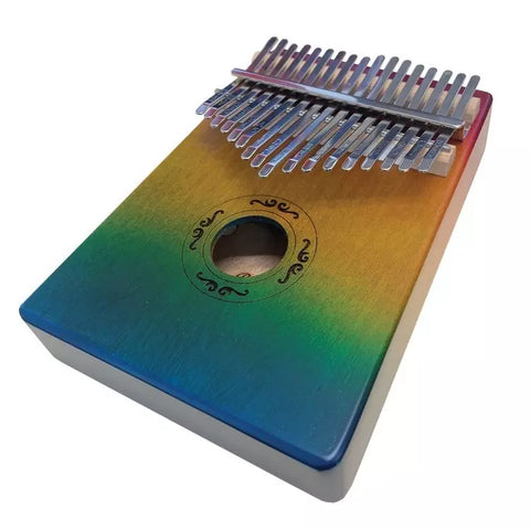 Beaver Creek 17 Note Kalimba - Multi Coloured