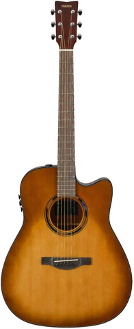 Yamaha TAG1C TransAcoustic Dreadnought Cutaway Acoustic/Electric Guitar with Gigbag - Sand Burst