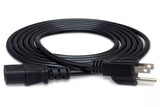 Hosa IEC C13 to NEMA 5-15P Power Cord - 8 Foot