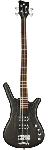 Warwick RockBass Corvette $$ 4-String Bass Guitar with Gig Bag - Nirvana Black Transparent Satin