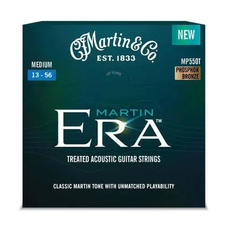 Martin MP550T Era Treated Acoustic Guitar Phosphor Bronze Strings, medium