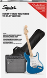 *Squier Affinity Stratocaster HSS Pack w/15G, Gig Bag - Lake Placid Blue