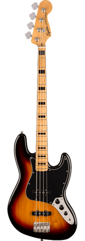 Squier Classic Vibe '70s Jazz Bass, Maple Fingerboard - 3-Tone Sunburst