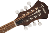 Fender PM-180E Mandolin, Walnut Fingerboard - Aged Cognac Burst