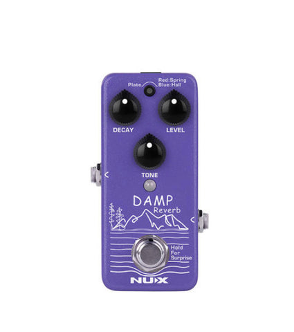 NUX Damp Mini Reverb Pedal - Three Classic Reverb Models & Shimmer/Fre ...