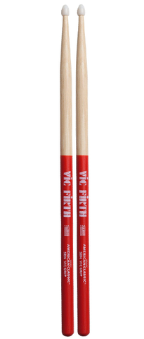Vic Firth 5BNVG American Classic 5B Nylon Tip Drumsticks with Vic Grip