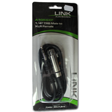 Link Audio Solutions A105SXF TRS 1/4" Balanced Male to XLR Female, 5 Foot