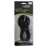 Link Audio Solutions A106MP TRS 1/8" to 1/4" Male Cable (6 Foot)