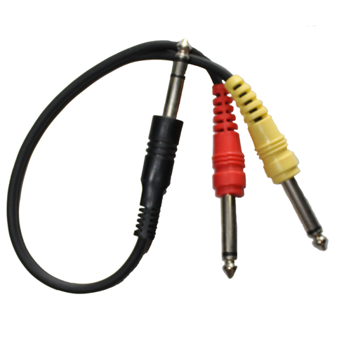 Link Audio Solutions Y-Cable Adapter AA28Y TRS 1/4" Male to 2x Mono 1/4" Male