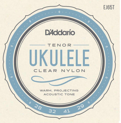 Ukulele - D'Addario EJ65T Pro-Arte Clear Nylon Ukulele Strings, Tenor