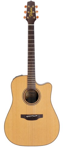 Takamine Pro Series P3DC Dreadnaught Acoustic-Electric Guitar, Natural