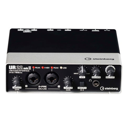 Steinberg UR22 MKII 2-In/2-Out USB 2.0 Audio Interface