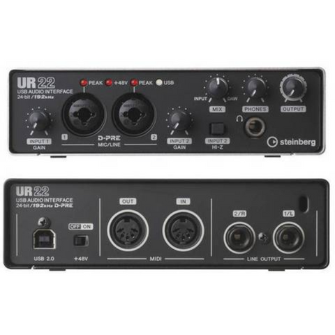 Steinberg UR22 MKII 2-In/2-Out USB 2.0 Audio Interface