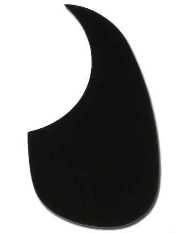 All-Parts Black Acoustic Pickguard, Adhesive Backing