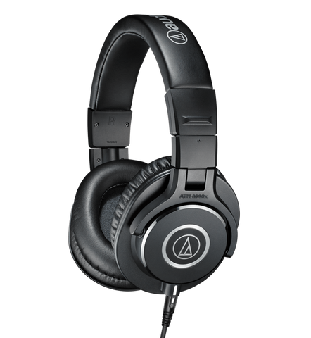 Audio-Technica ATH-M40X Closed Back Studio Headphones w/ 2 Cables