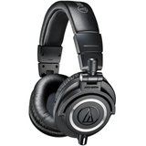 Audio-Technica ATH-M50X Closed Back Professional Monitor Headphones With 3 Cables