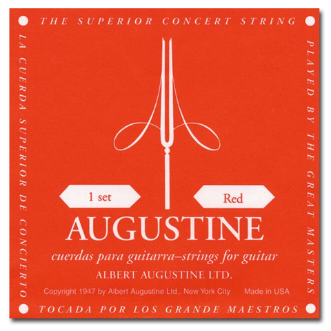 Augustine Red Label Classical Guitar Strings, Medium