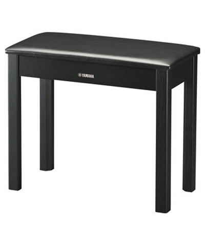 Yamaha BC-108BK Wooden Fixed-Height Padded Piano Bench, Black