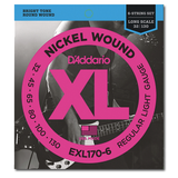 Electric - D'Addario EXL170-6 Nickel Round Wound 6 String Long Bass Strings, Light