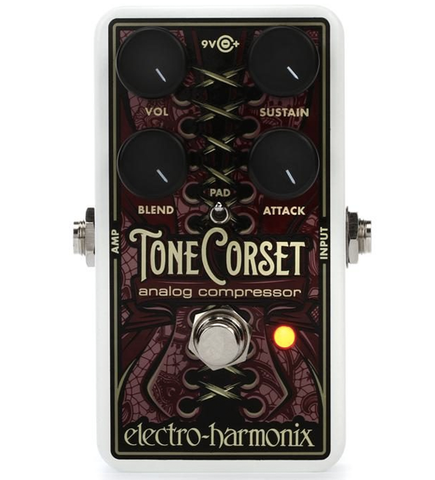 Electro-Harmonix Tone Corset Analog Compressor Guitar Effects Pedal