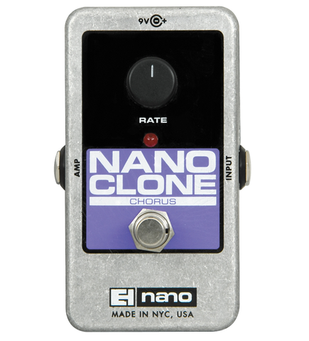 Electro-Harmonix Nano Clone Chorus Guitar Effects Pedal – Reid Electro-Harmonix Nano Clone Chorus Guitar Effects Pedal – Reid