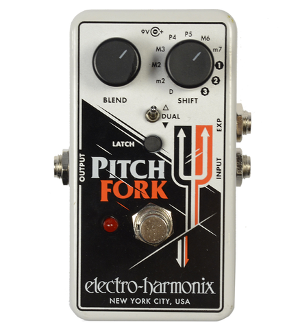 pitch shifter guitar pedal Electro-Harmonix Pitch Fork Polyphonic Pitch Shifting Guitar Effects P – Reid Music Limited