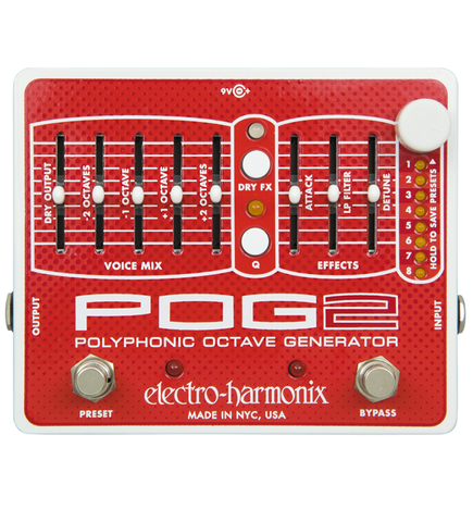 Electro-Harmonix POG2 Polyphonic Octave Generator Guitar Effects Electro-Harmonix POG2 Polyphonic Octave Generator Guitar Effects