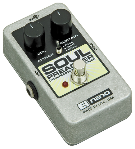 Electro-Harmonix Nano Soul Preacher Compressor / Sustainer Guitar Effe – Reid Music Limited