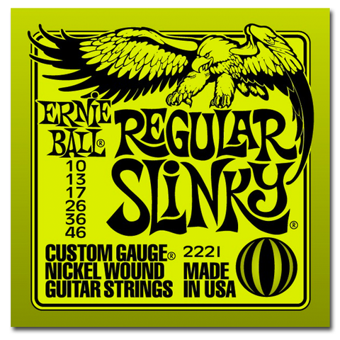 Ernie Ball 2221 Nickel Regular Slinky Electric Guitar Strings
