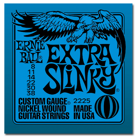 Ernie Ball 2225 Nickel Extra Slinky Electric Guitar Strings