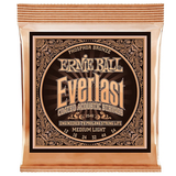 Ernie Ball 2546 Everlast Phosphor Bronze Acoustic Guitar Strings, Medium Light