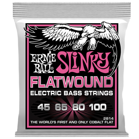 Electric - Ernie Ball 2814 Super Slinky Flatwound Bass Strings