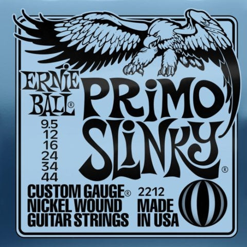 Ernie Ball 2212 Nickel Primo Slinky 9.5-44 Electric Strings