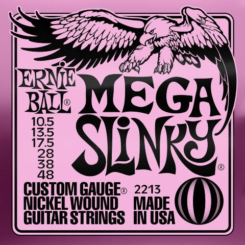 Ernie Ball 2213 Nickel Mega Slinky 10.5-48 Electric Strings