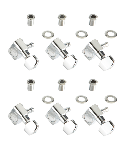 Fender American Standard Guitar Tuning Machines Chrome 6 Pack