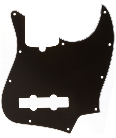 Fender Pickguard, Standard J-Bass Pickguard - Black, 3-Ply