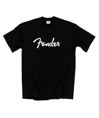 Fender T-Shirt "Spaghetti Logo" - Black (S, M, L, XL, XXL)