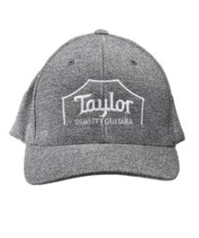 Taylor Flex Fit Cap, Crown Logo, Melange Heather L/XL