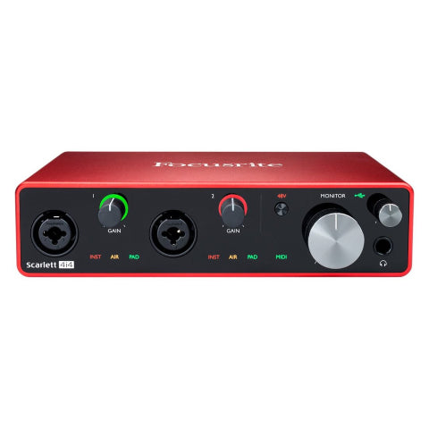 Focusrite Scarlett 4i4 3rd Generation 4-in, 4-out USB Audio Interface