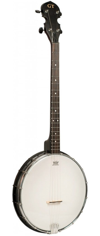 Gold Tone AC-4 Acoustic Composite 4-String Openback Tenor Banjo, Satin Black