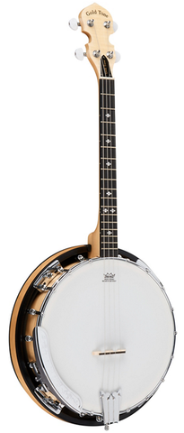 Gold Tone Cripple Creek 4-String Irish Tenor Banjo with Resonator, Natural