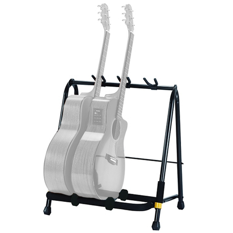 (3+) Hercules GS523B Three-Instrument Guitar Rack