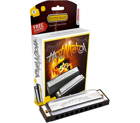 Hohner 572 Hot Metal Harmonica