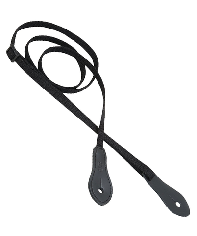 Levy's 1/2" Cotton Mandolin / Ukulele Strap, Black (L-M19C2-BLK)